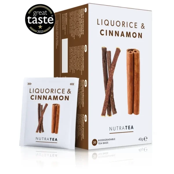 NutraTea - Liquorice & Cinnamon Tea 20x40g