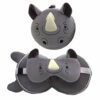 Relaxeazzz Rhino Plush Travel Set - Image 2