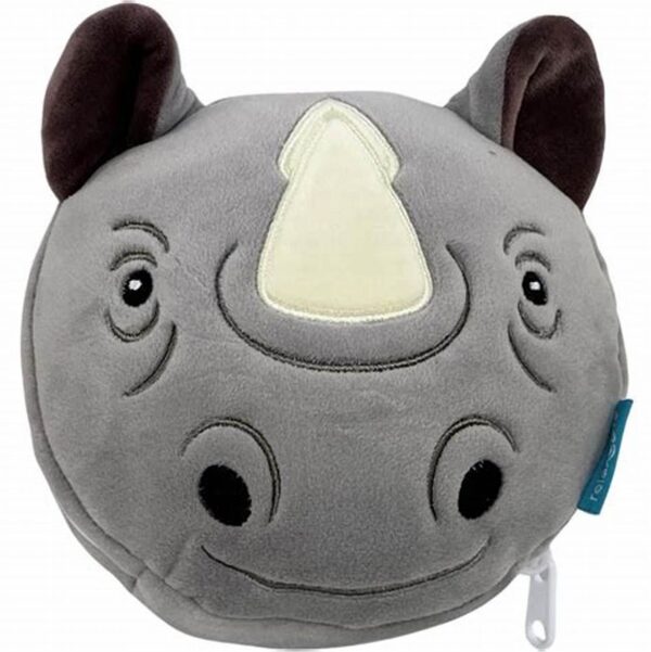 Relaxeazzz Rhino Plush Travel Set