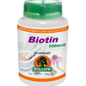 Willow - Biotin 500mcg 60 Caps