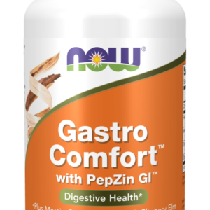 NOW- Gastro Comfort With PepZin GL (60Caps)