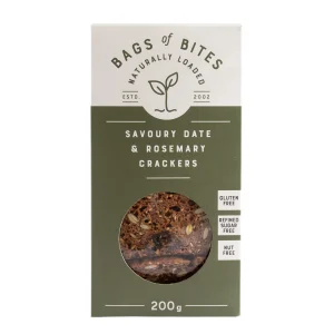BOB Savoury Date & Rosemary Crackers 200g