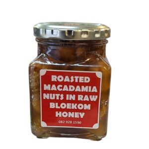 The Red Barn - Macadamia Nuts in Honey Jar