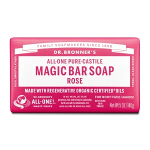 Dr Bronner - Rose soap bar 140g