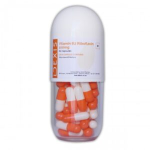 Vitamin B2 Riboflavin 100mg 60Caps