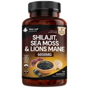 Shilajit, Sea Moss & Lions Mane 120 Caps