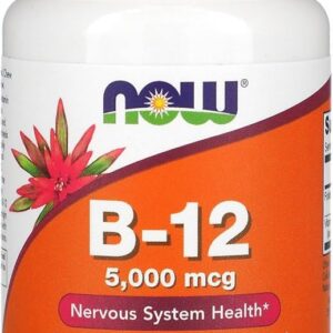NOW - Vitamin B-12 5000mcg - 60 Lozenges