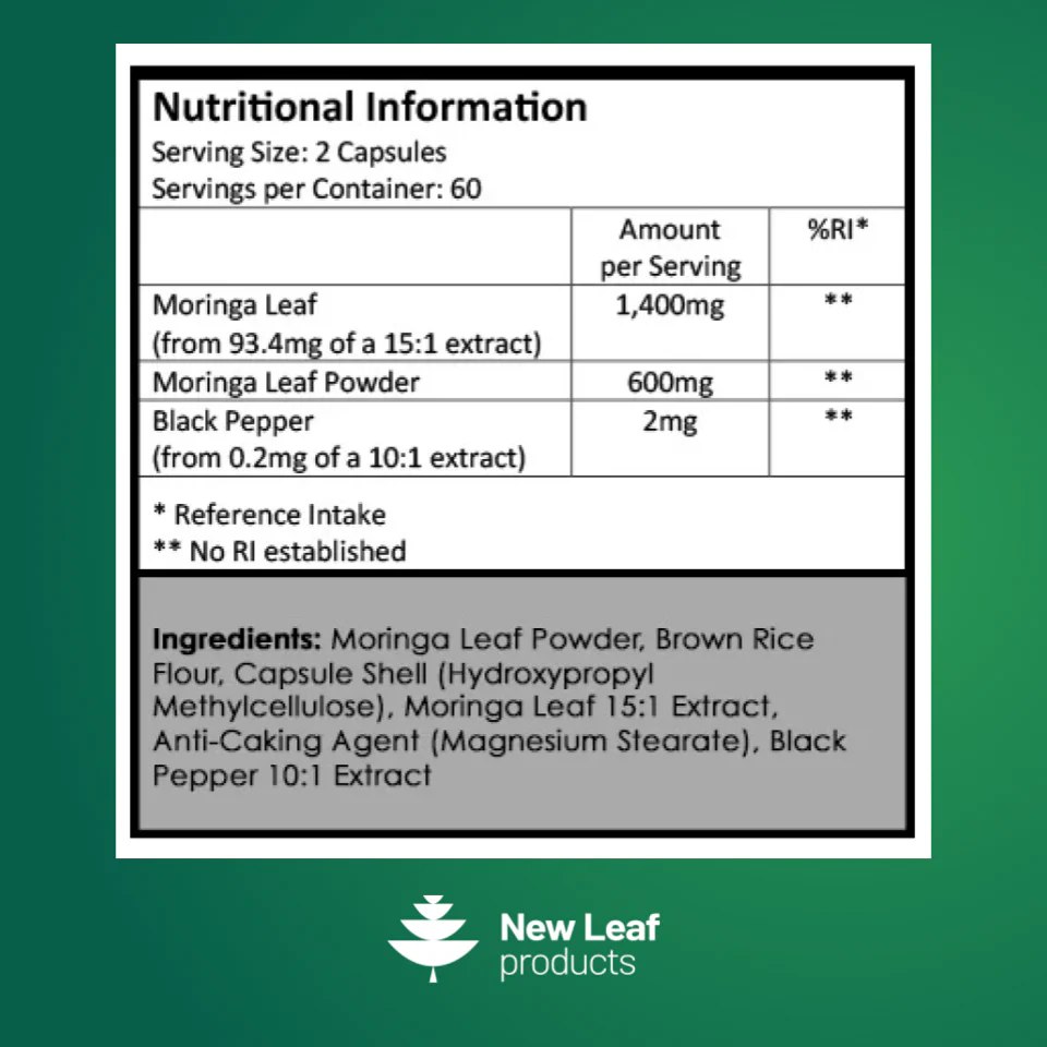 Moringa Capsules (120) - Image 6