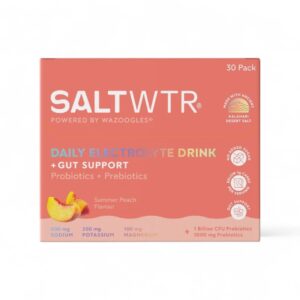 WAZOOGLES- SaltWTR Summer Peach Gut(30x4.6g)