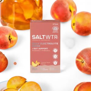 WAZOOGLES- SaltWTR Summer Peach Gut(8 Pack)