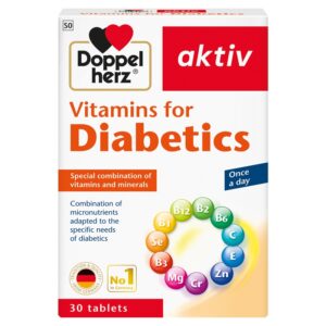 DOPPEL HERZ - Vitamins For Diabetics (30 Tablets)