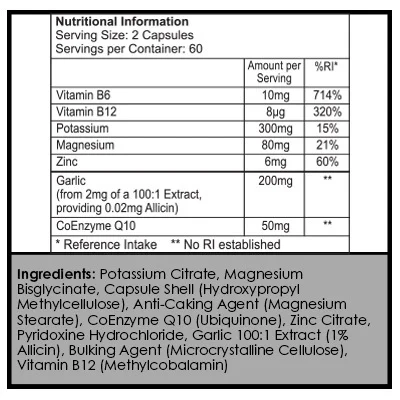 Blood Pressure Support Capsules (120) - Image 2