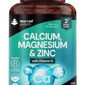 New Leaf - Calcuim, Magnesuim & amp; Zinc complex 120 tablets