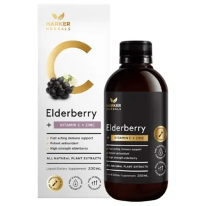 HARKER - Elderberry,Vit C,Zink Syrup 200ml