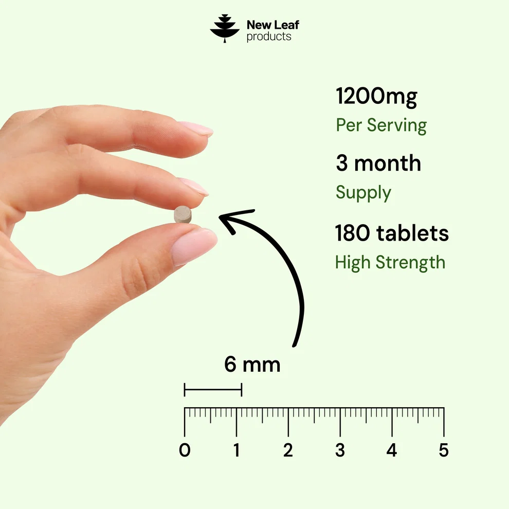 New Leaf - Ashwaganda KSM-66 180 tablets (Smaller fill) - Image 3